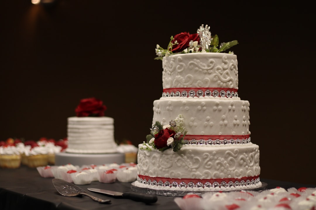 Custom wedding cake