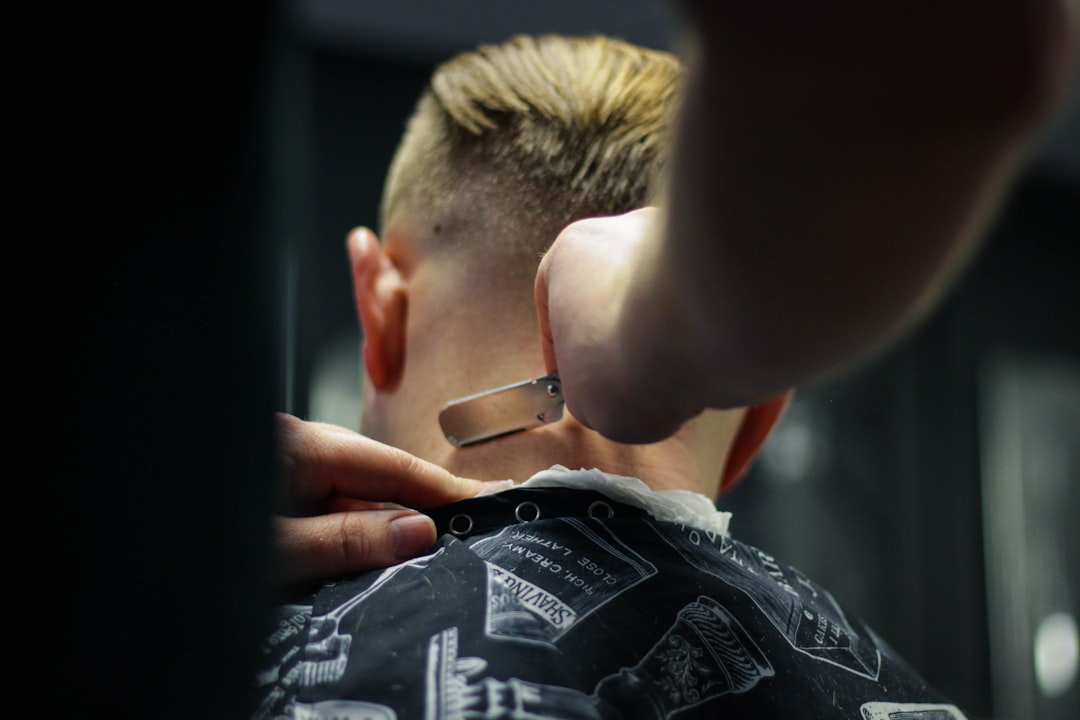 Men's haircut and fade at Kelly D's salon