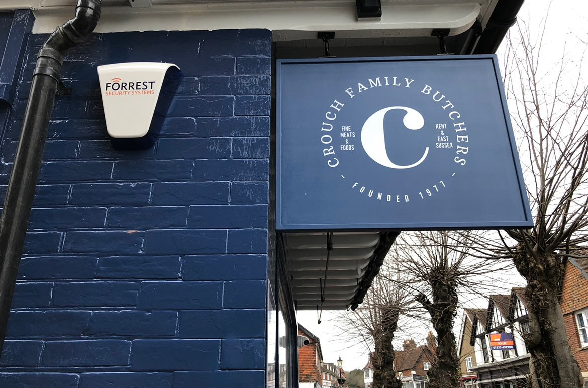 Domestic security system installation, Kent